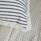 Striped Throw Pillowcase