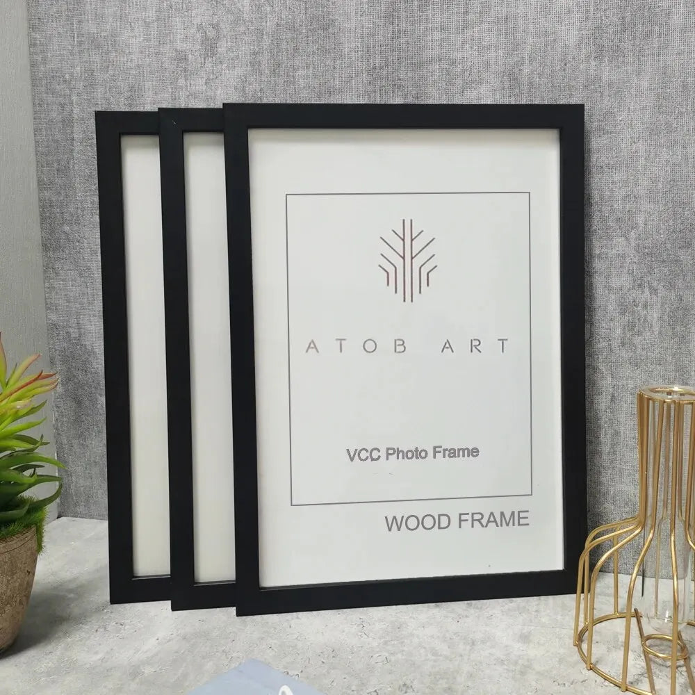3Pcs Wooden Photo Frames