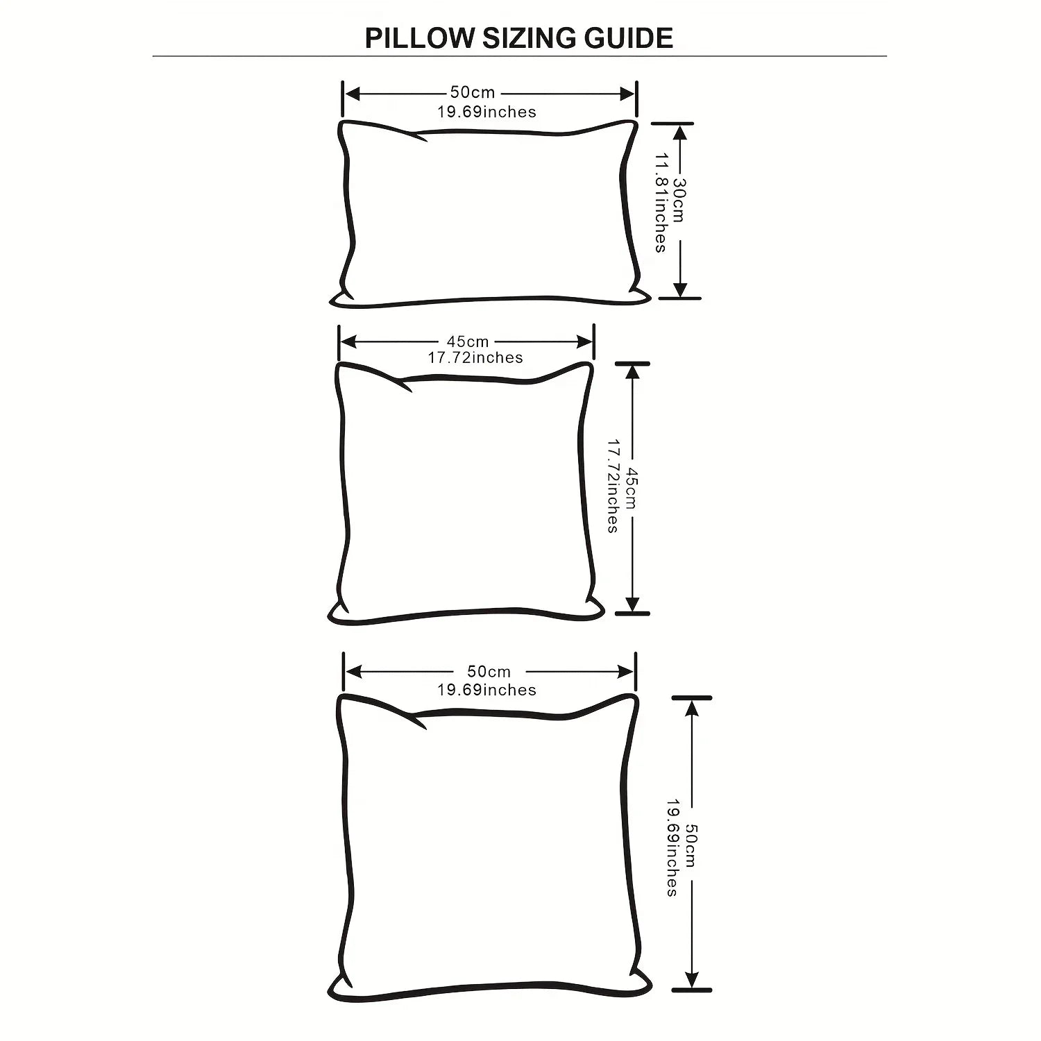 Striped Throw Pillowcase