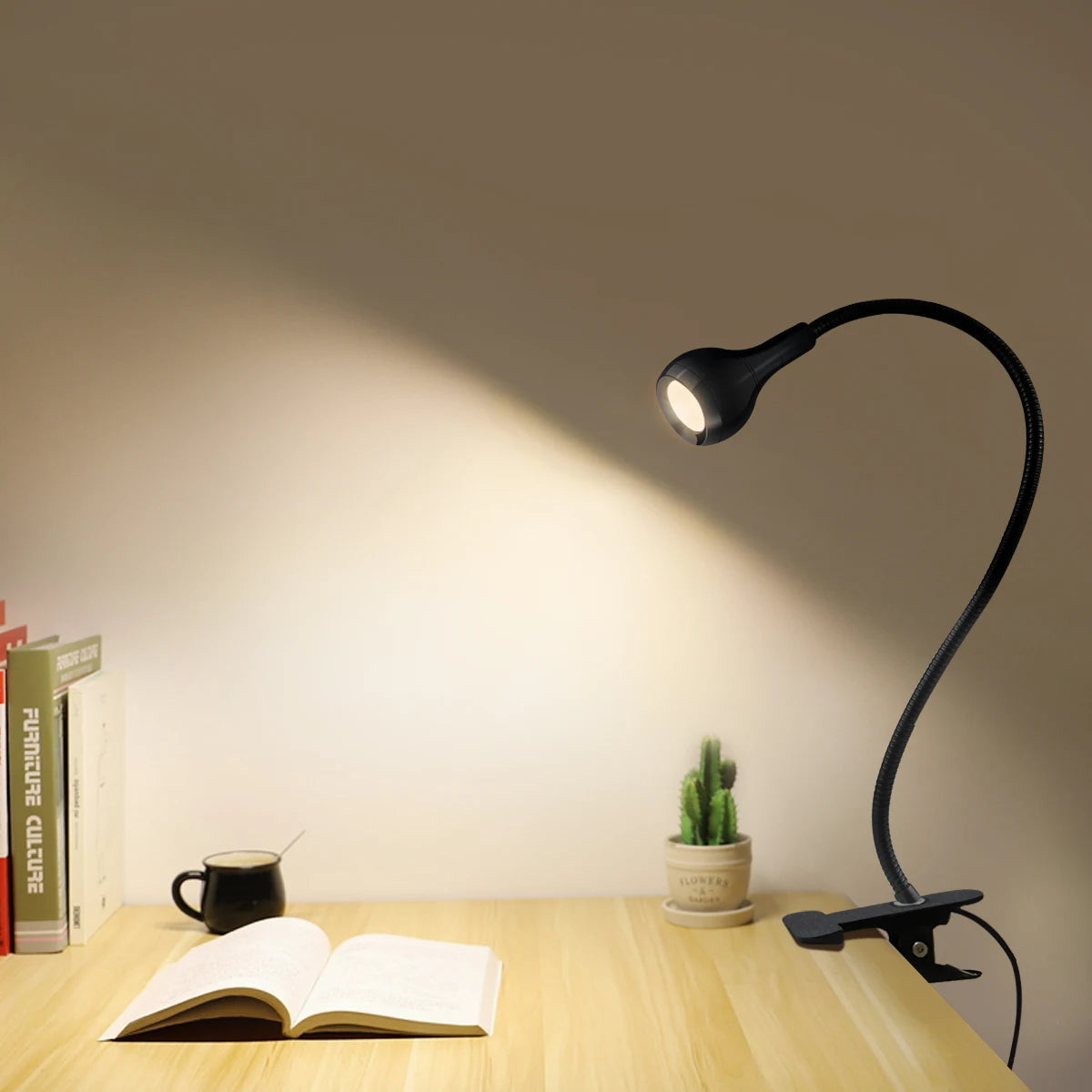 Table Lamp With Clip Holder