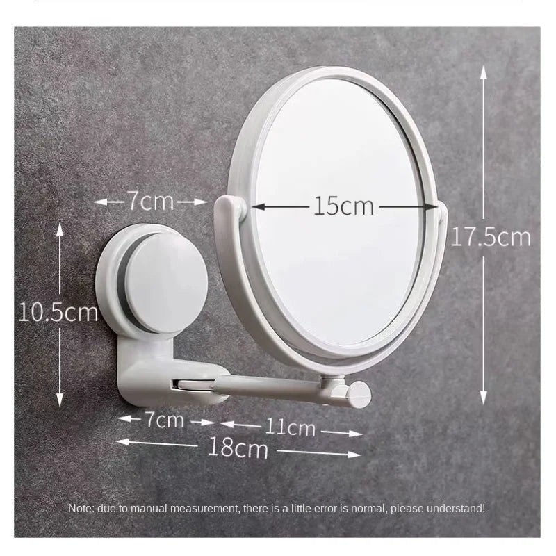 Magnified Makeup Shaving Vanity Mirror