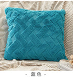 Plush Throw Pillow Cover