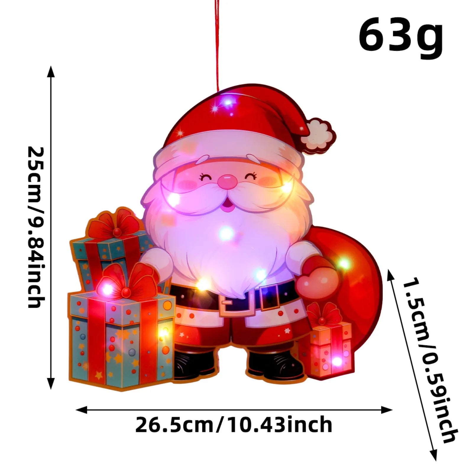 Luminous Door Hanging Decorations Christmas