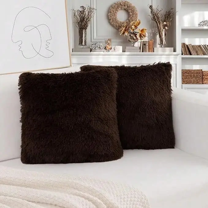 Pack of 2 Luxury Faux Fur