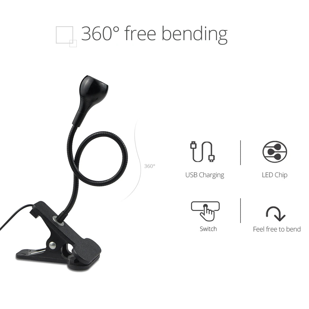 Table Lamp With Clip Holder