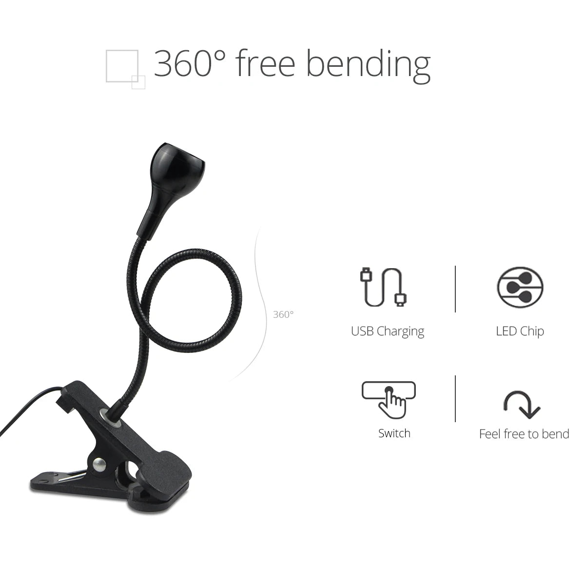 Table Lamp With Clip Holder