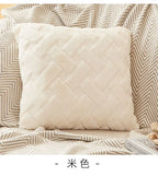 Plush Throw Pillow Cover