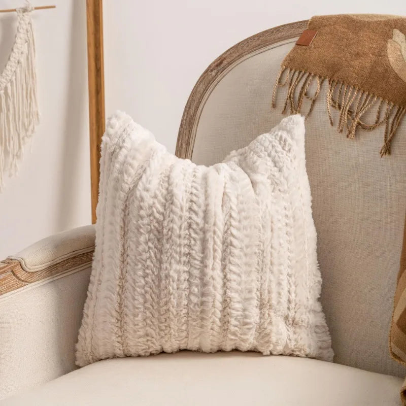 Chic Knit Pillow Covers.