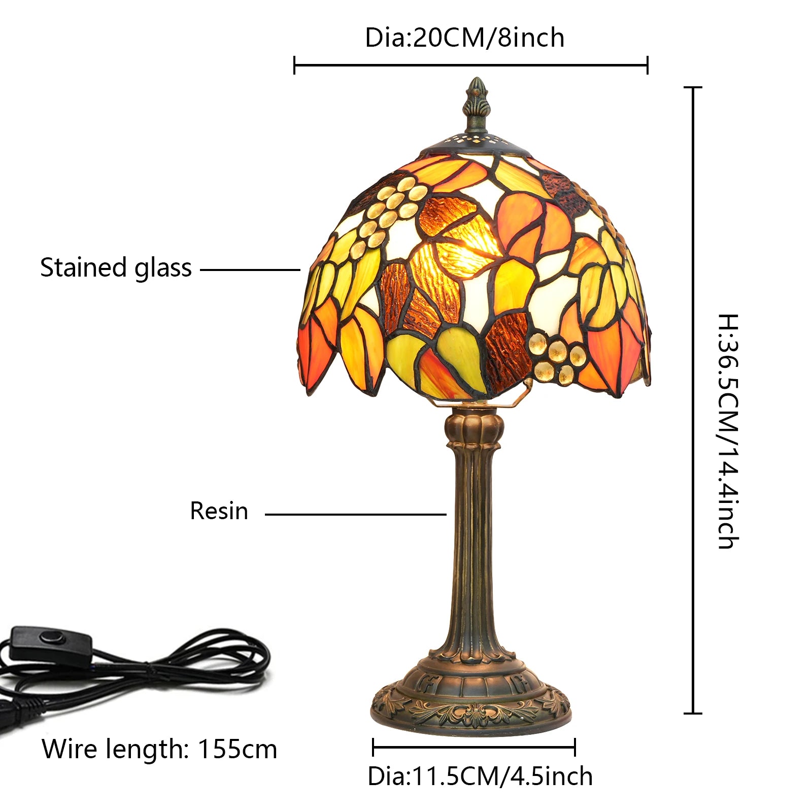 Beautiful Vintage Style Table Lamp