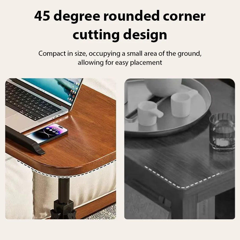 Adjustable Height Side Table