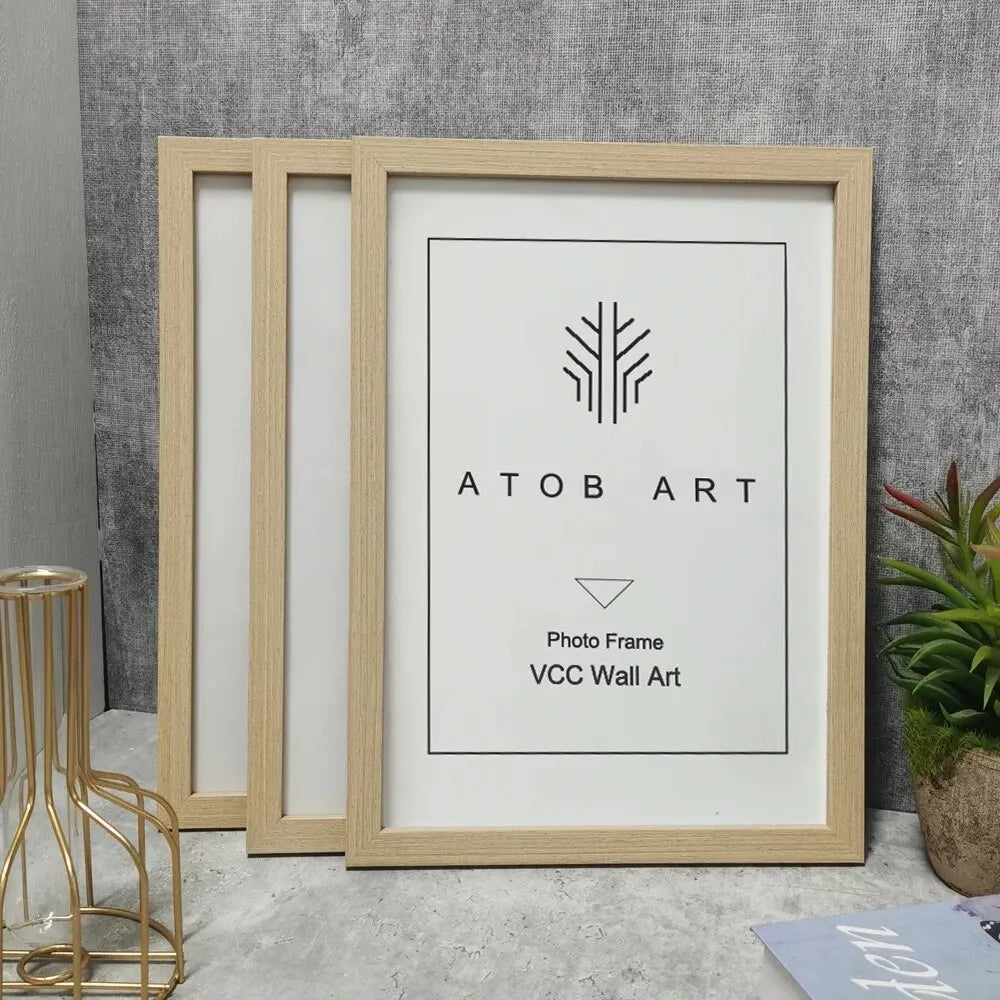 3Pcs Wooden Photo Frames