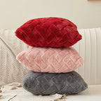 Plush Throw Pillow Cover