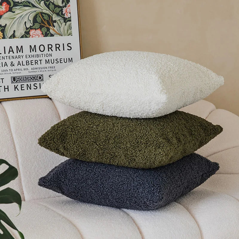 Pillow Cover Plush Cushion.