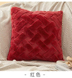 Plush Throw Pillow Cover