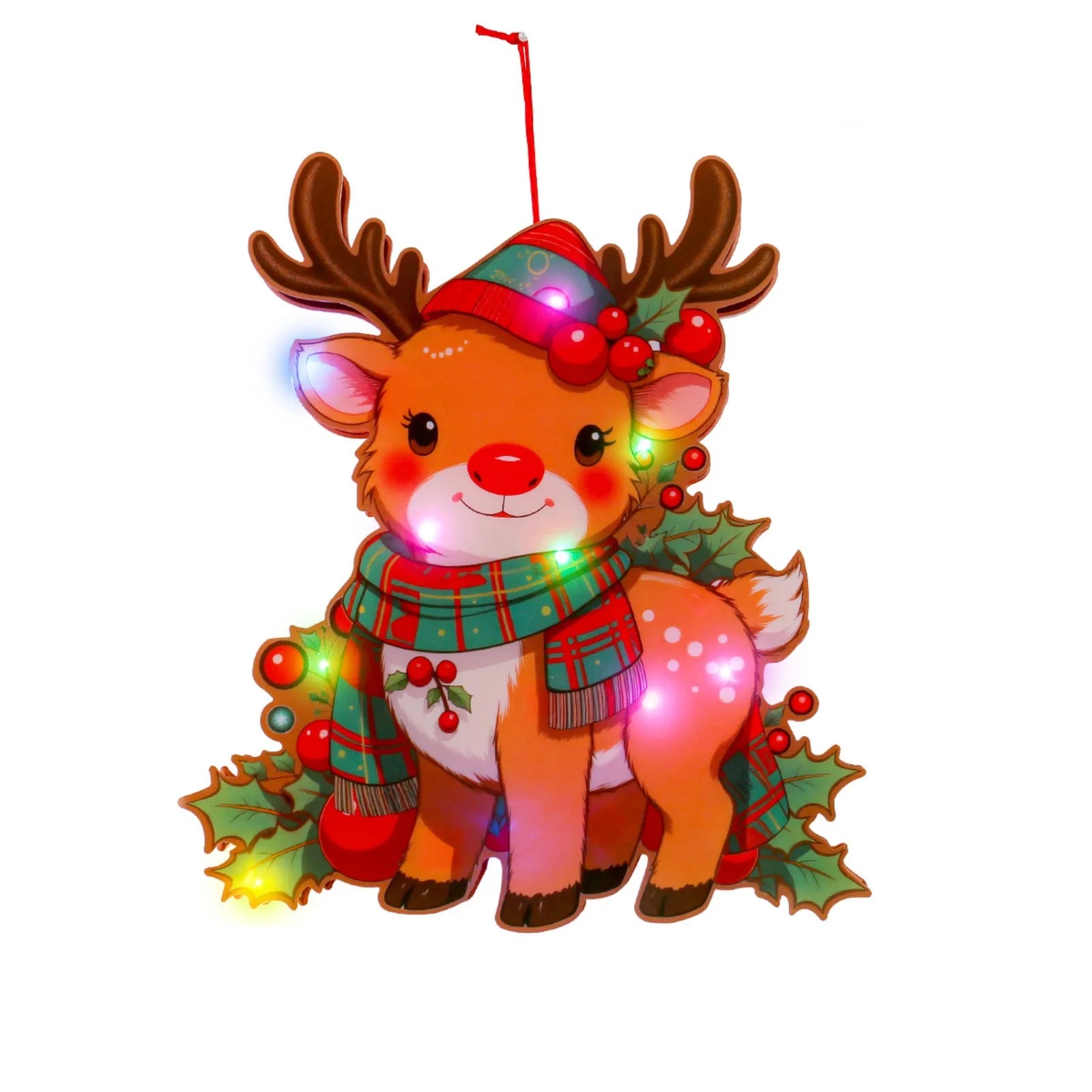 Luminous Door Hanging Decorations Christmas