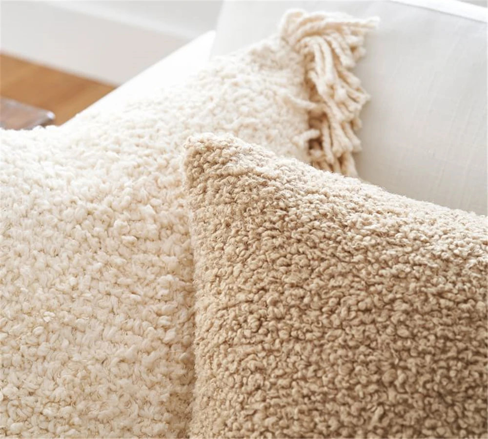 Pillow Cover Plush Cushion.