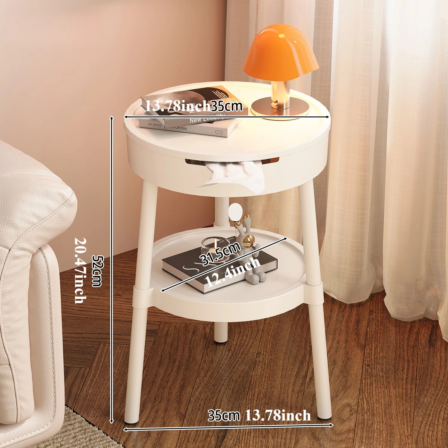 White Round Coffee Tables