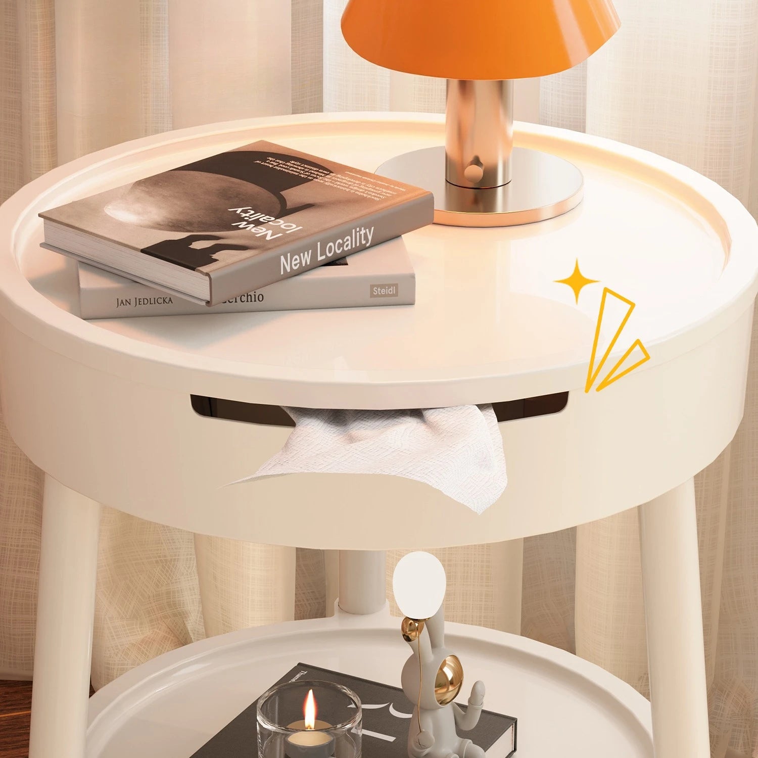 White Round Coffee Tables