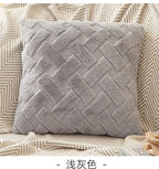 Plush Throw Pillow Cover