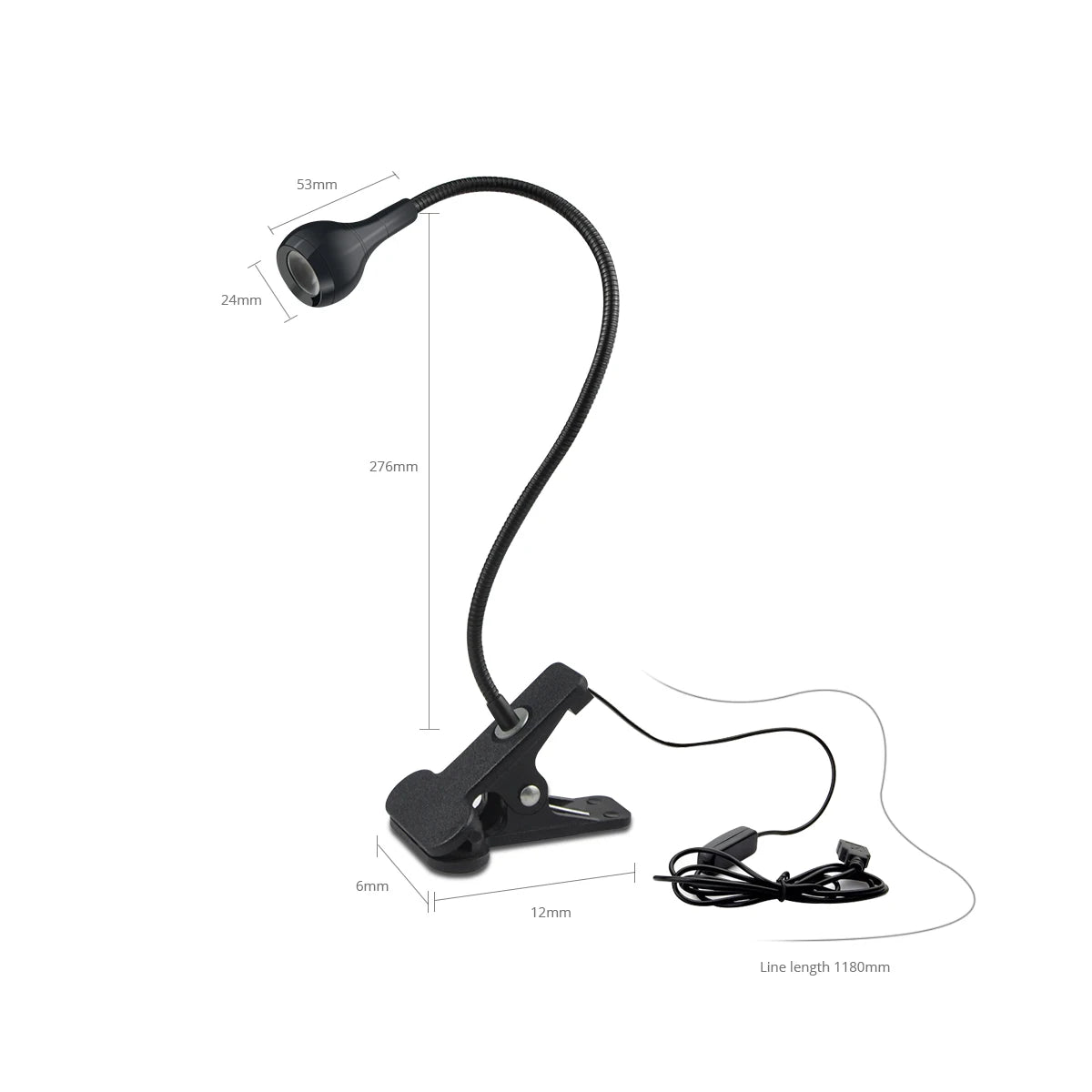Table Lamp With Clip Holder