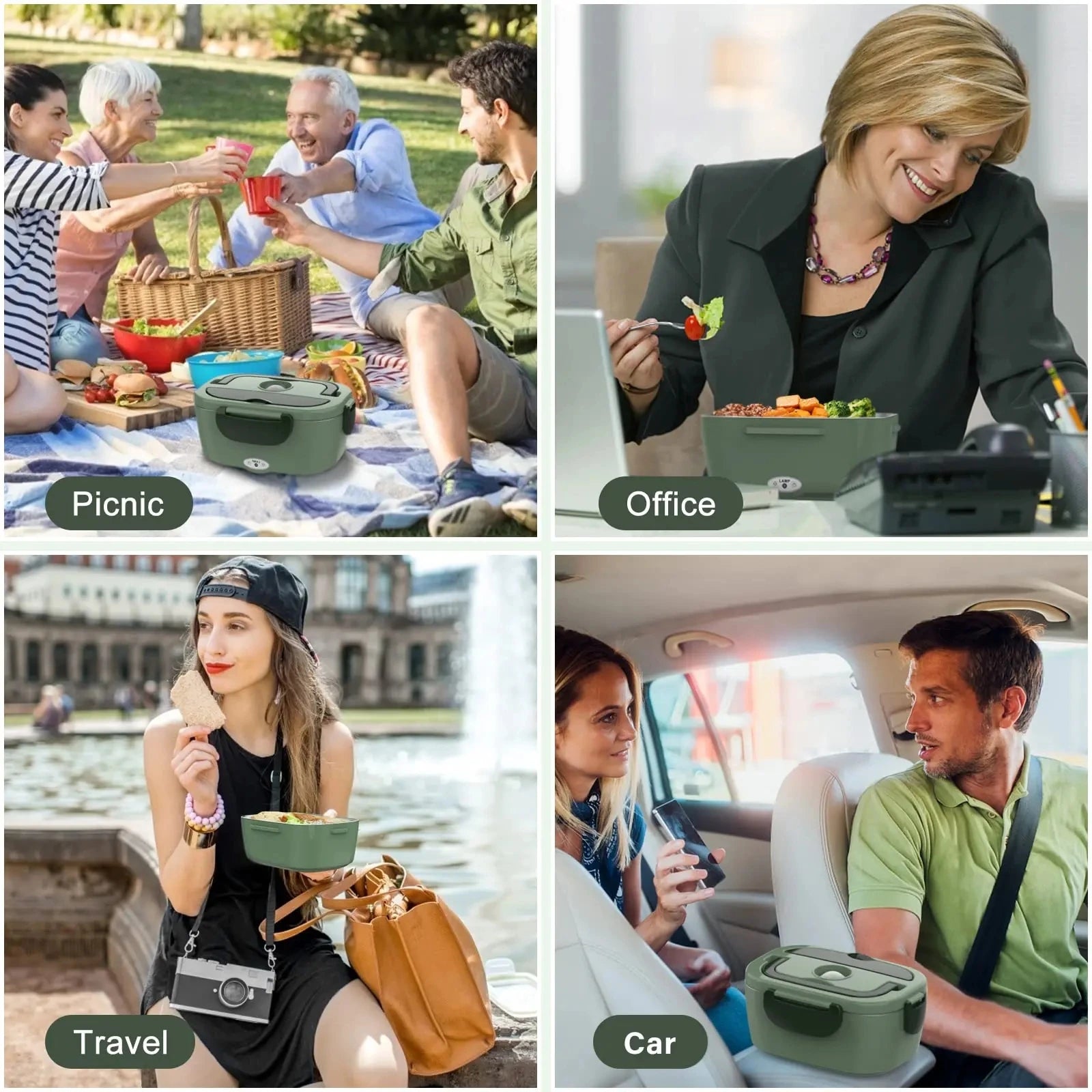 Electric Heated Insulated Lunch Box