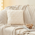 Plush Throw Pillow Cover