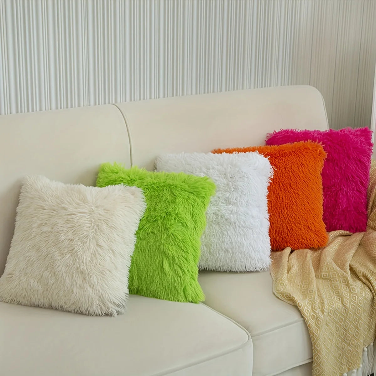 Pack of 2 Luxury Faux Fur